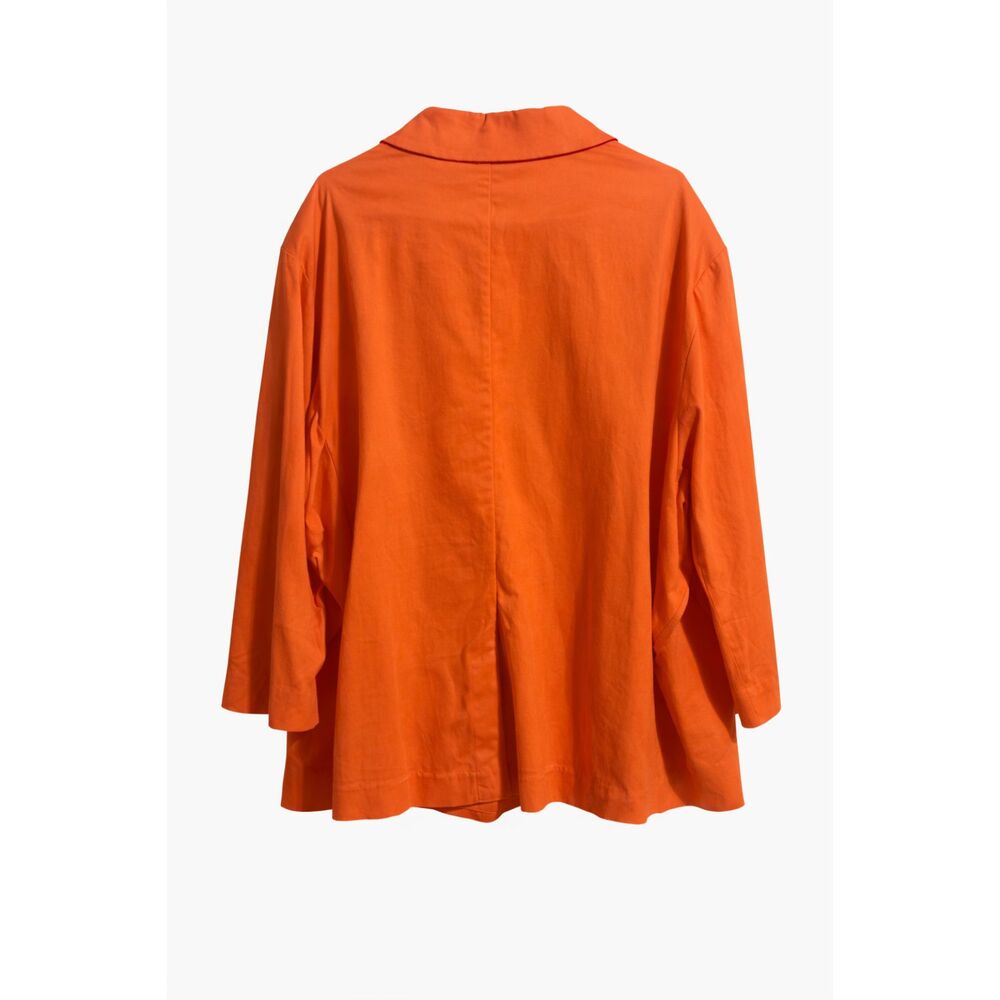 Ava & Viv Coral Longline Blazer 4X NWT Single Button Workwear Jacket Plus Size - Picture 2 of 2